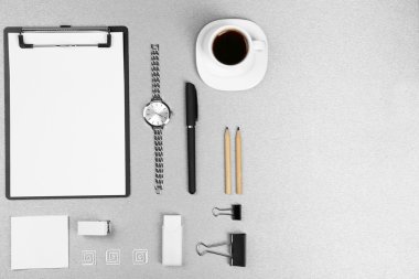 Ofis kağıt beyaz sayfaları ile ayarlama