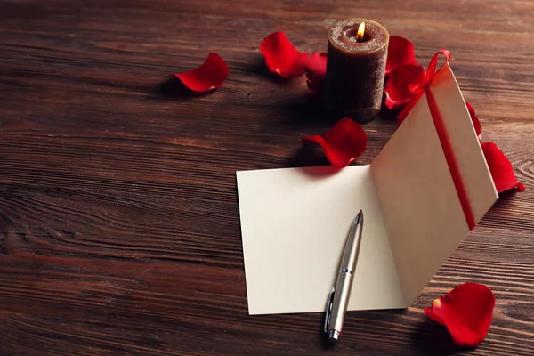 Sevgililer günü için hediye kartı — Stok fotoğraf