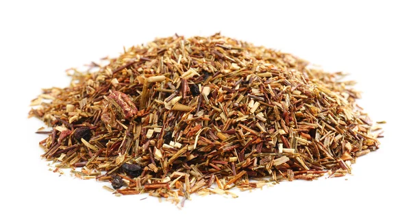 Stelletje Rooibos thee, geïsoleerd op wit — Stockfoto