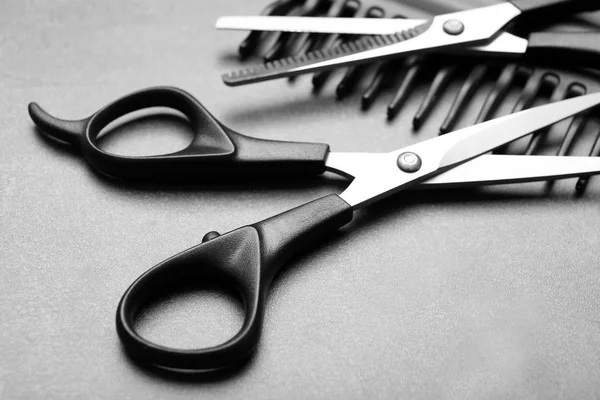 Barber set with comb — Stock Photo, Image