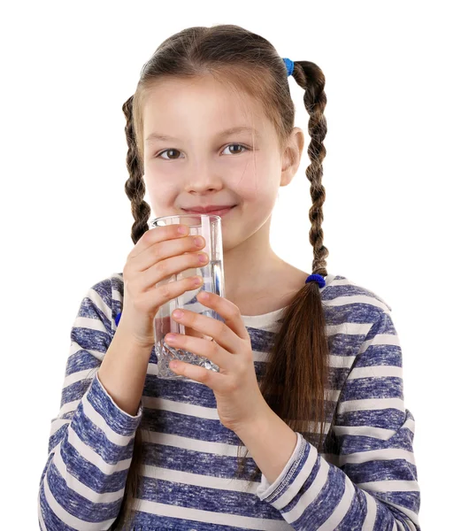 Dziewczyna wody pitnej — Zdjęcie stockowe