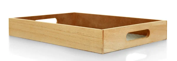 New wooden tray — Stock Photo, Image