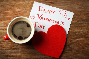 kahve kırmızı kalp 