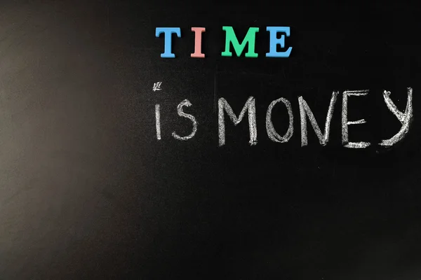 TIME IS MONEY КОНСЕПТ — стокове фото