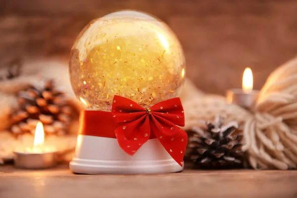 Christmas snow globe — Stock Photo, Image