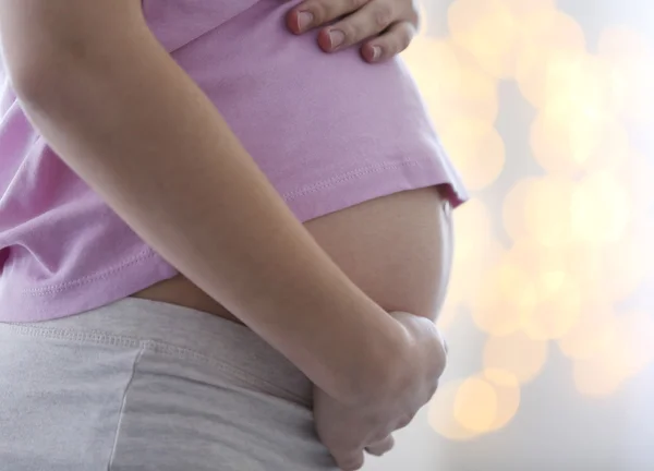 Carino donna incinta — Foto Stock