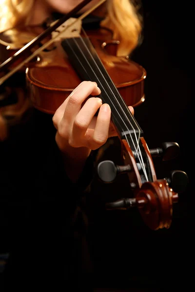 Musicien joue du violon — Photo