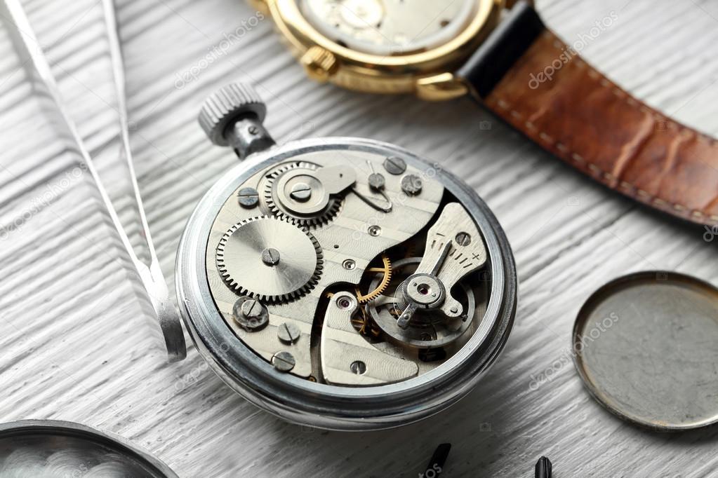 mechanism of retro watch  