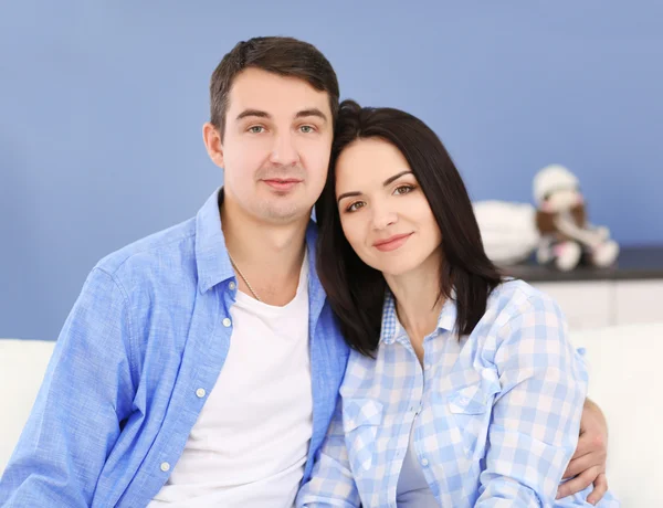 Familienkonzept Porträt Von Mann Und Frau Aus Nächster Nähe — Stockfoto