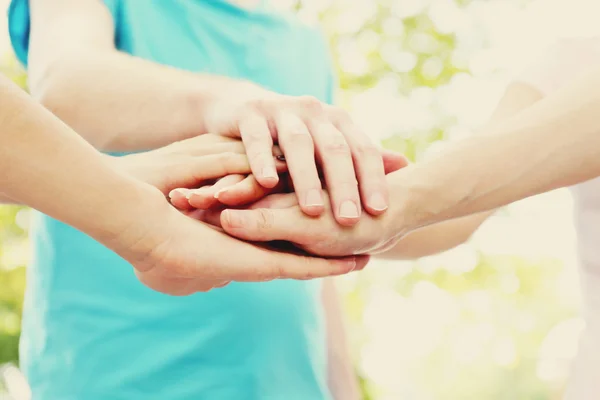 United hands close up — Stock Photo, Image