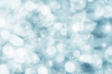 Kar taneleri ile mükemmel soyut kış arka plan