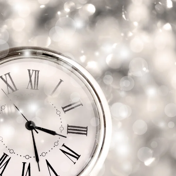 Clock with shining background — Stock Photo, Image