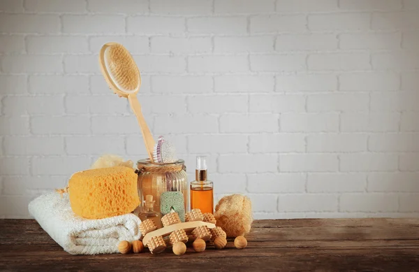 Herramientas de baño naturales — Foto de Stock