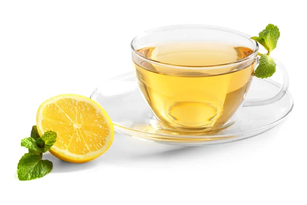 Cup of tea isolated on white — Stock Photo, Image