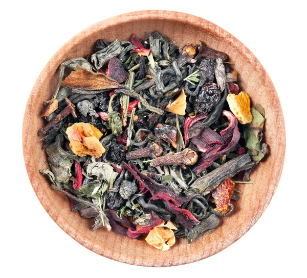 Torra te i tefat isolerad på vit — Stockfoto