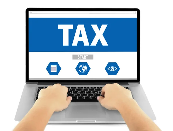Online Tax payment concept. — Stock Photo, Image