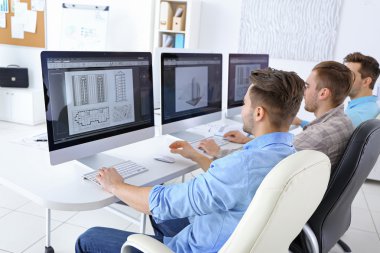 Modern ve şık mühendisleri ofis