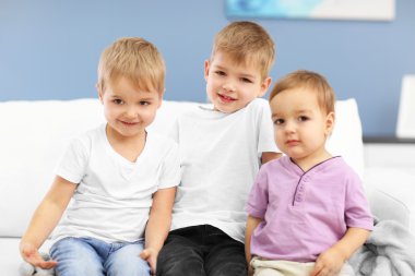 Portre sevimli kardeşlerin, yakın çekim