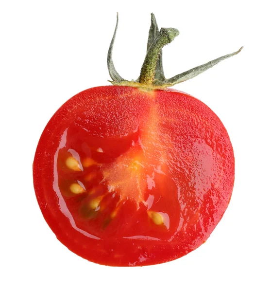Dilimlenmiş kiraz domates — Stok fotoğraf