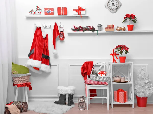 Hanging Santa costume — Stock Photo, Image