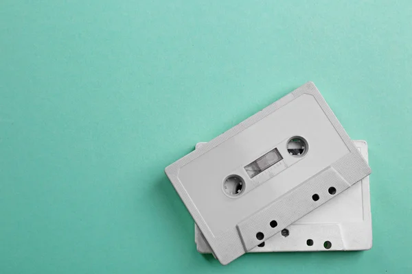 Vecchie cassette audio — Foto Stock