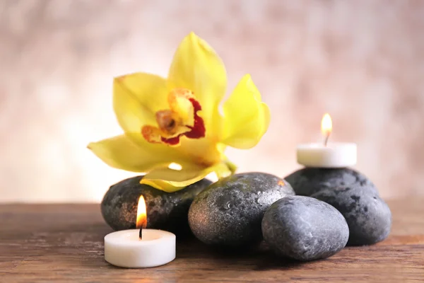 Spa still life with stones — Stock Photo, Image