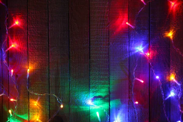 Electric Christmas garland — Stock Photo, Image