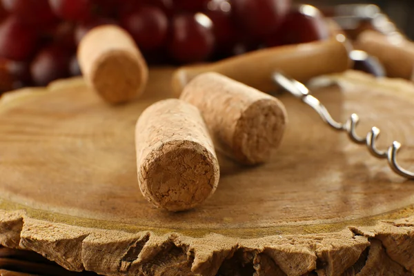 Weinkorken und Rückenwind — Stockfoto