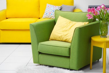 Canlı oturma odası