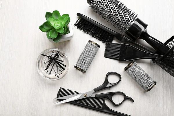 Barber set with tools — Stock Photo, Image