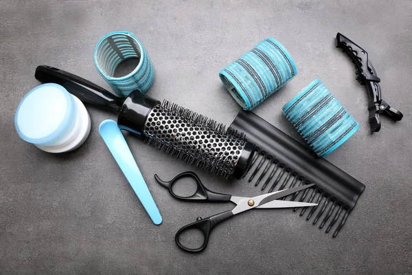 Barber set with tools — Stock Photo, Image