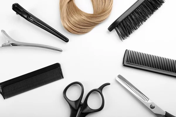 Equipamento de cabeleireiro profissional — Fotografia de Stock
