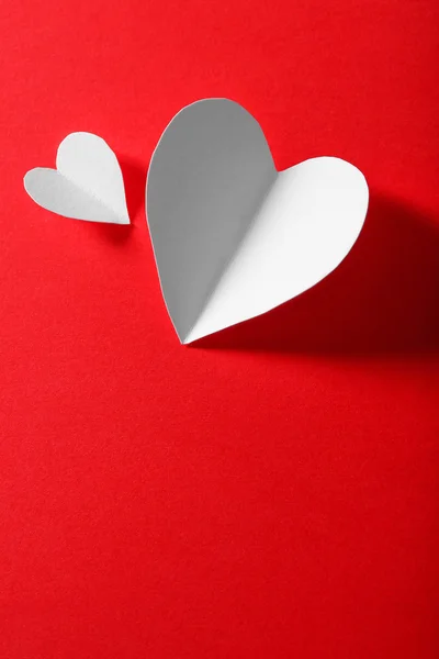 Beautiful paper hearts — Stock Photo, Image