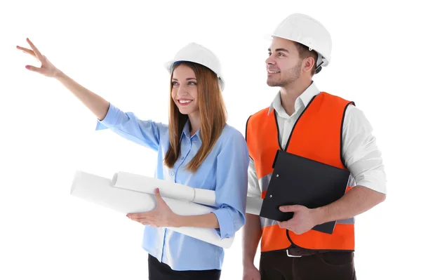 Two architects at work — Stock Photo, Image