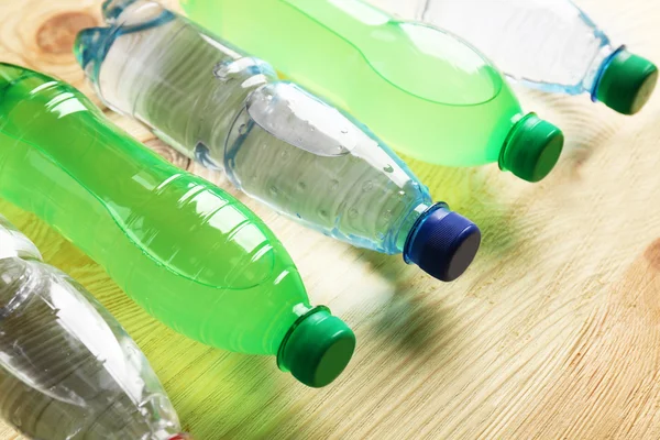 Bottles of water top view — Stock Photo, Image