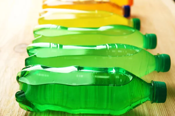 Soft drinks bottles — Stock Photo, Image