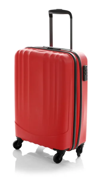 Modern red Suitcase — Stock Photo, Image