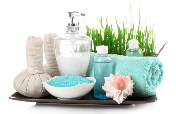 Spa treatment with sea salt — Stock Photo, Image