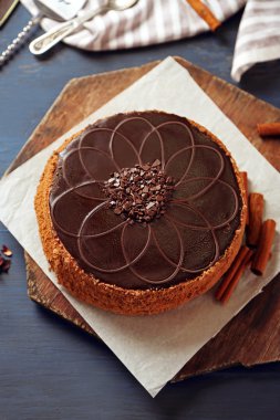 Lezzetli çikolatalı pasta  