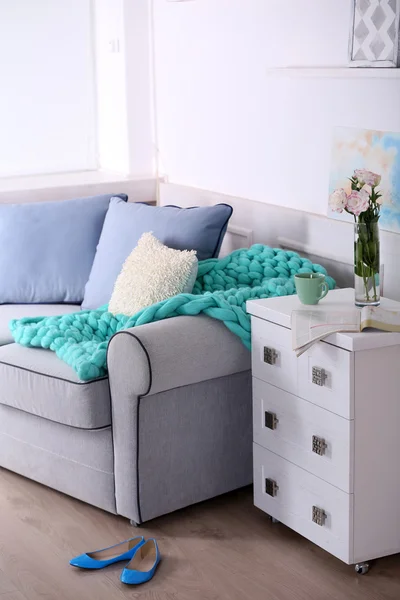 Sofa im Wohnzimmer — Stockfoto