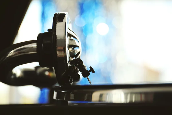 Old gramophone closeup — Stock Photo, Image