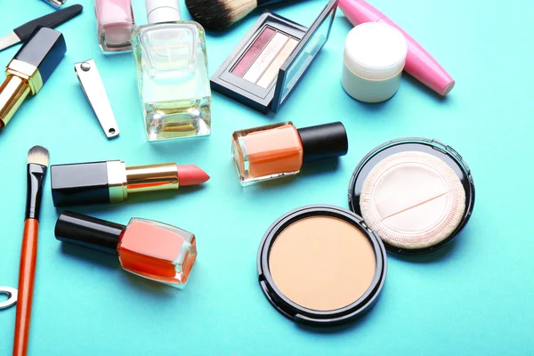 Cosmetici di trucco decorativi — Foto Stock