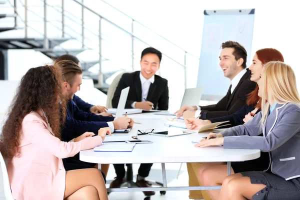 Zakelijke vergadering in functie — Stockfoto