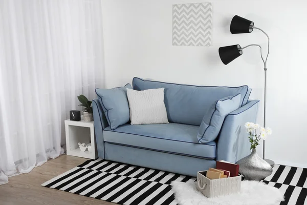 Bela sala de estar moderna — Fotografia de Stock
