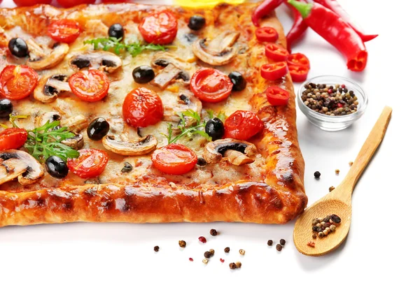 Πρόσφατα σπιτική πίτσα — Φωτογραφία Αρχείου