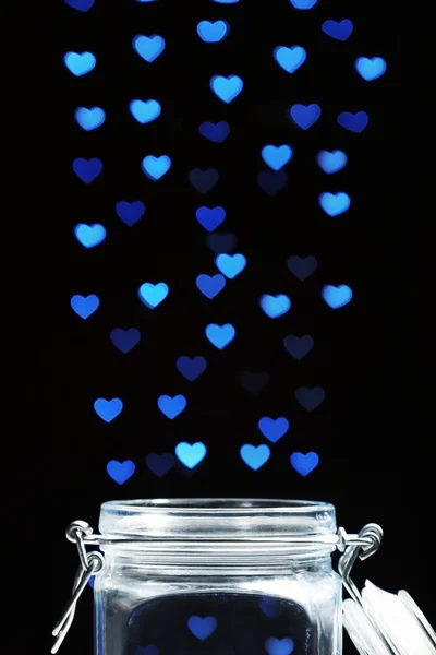 Szeretet mágikus üvegben — Stock Fotó