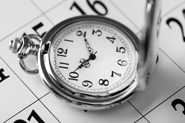 Laying pocket watch — Stock Photo, Image