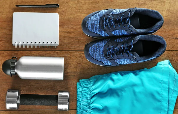 Set de deportistas con ropa femenina — Foto de Stock