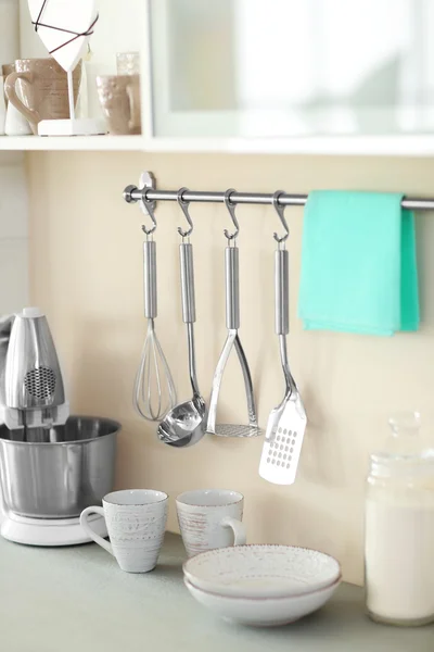 Metal kitchen utensils — Stock Photo, Image