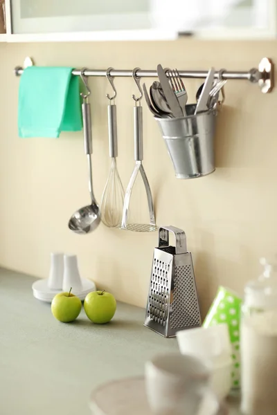 Metal kitchen utensils — Stock Photo, Image